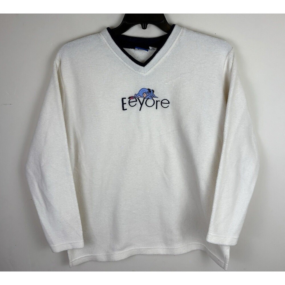 Women’s Vintage 90s Disney Eyore Fleece Sweater / Sweatshirt / Size Large